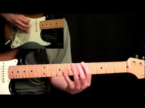 Kansas - Carry On Wayward Son Guitar Lesson Pt.1 - Main Riffs \u0026 Intro Solo