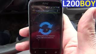 Mitsubishi L200 Elm327 Scan Test Fault Code U0101 Canbus Communication Failure Pcm And Tcm