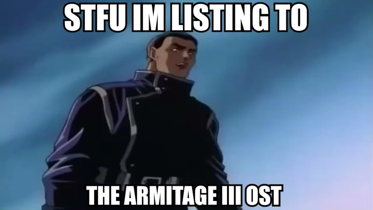 STFU im listing to the Armitage III ost