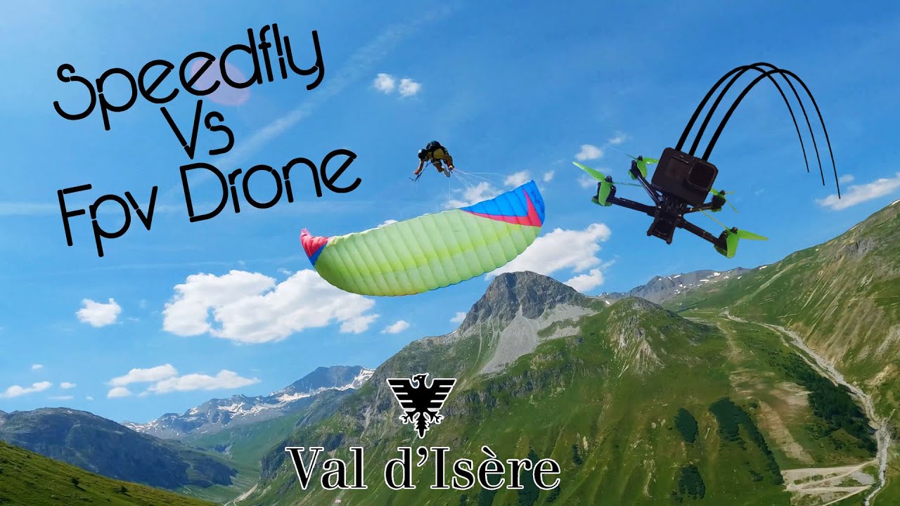 SPEEDFLYING VS FPV DRONE - Jouyeuse Sauterie 2024 - Val d'Isère