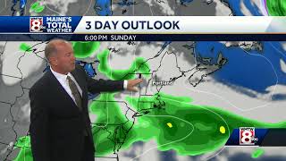 After a warm start, cooler temperatures return over the holiday weekend
