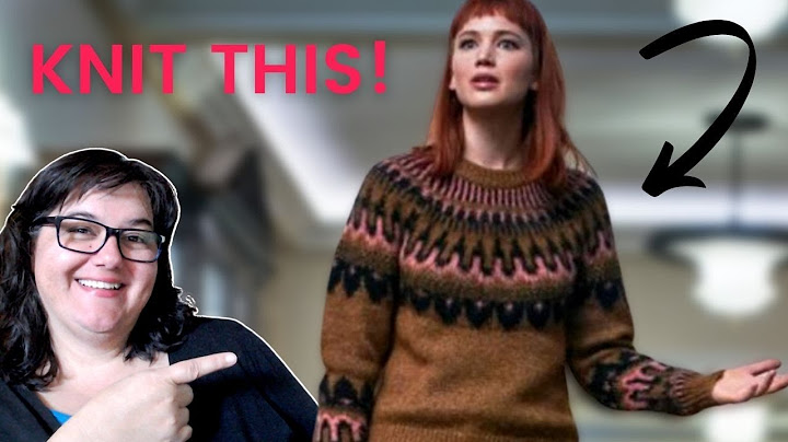 Ben je dol op de trui uit 'Don't Look Up'? Brei er dan eentje!