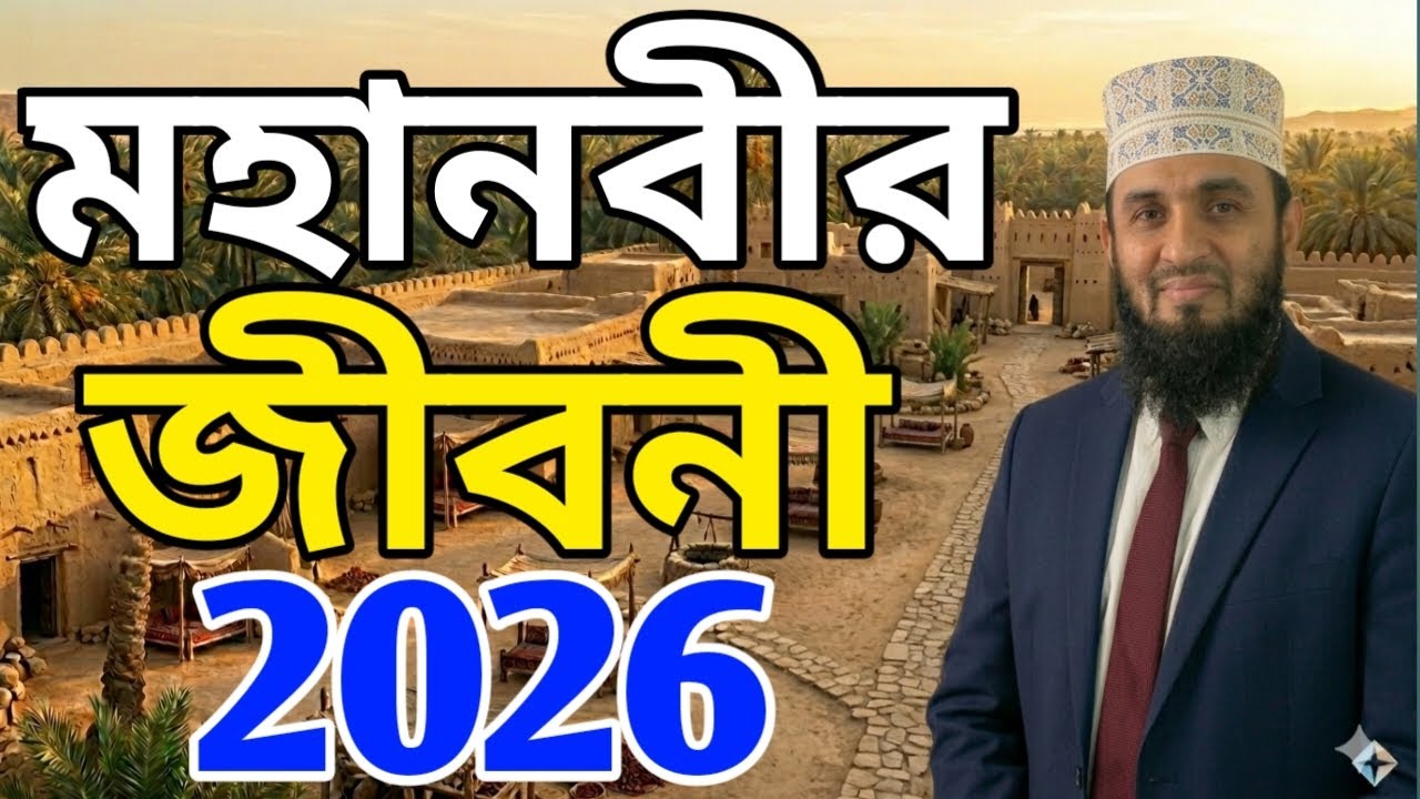 মহানবীর জীবনী। মহানবী হযরত মুহাম্মদ (সাঃ) এর জীবনী নিয়ে মিজানুর রহমান আজহারী হুজুরের অসাধারণ ওয়াজ।