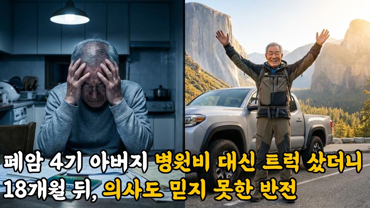 자식들의 눈물도 막지 못했다, 낡은 트럭 한 대로 떠난 아버지의 기적