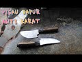 pisau dapur anti karat dari pemotong rumput bekas(knife making)|blacksmith \5amtv