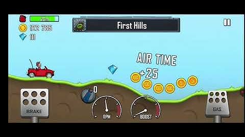 Hill Climb Racing - Gameplay Walkthrough Part 2 - Jeep (iOS, Android)
