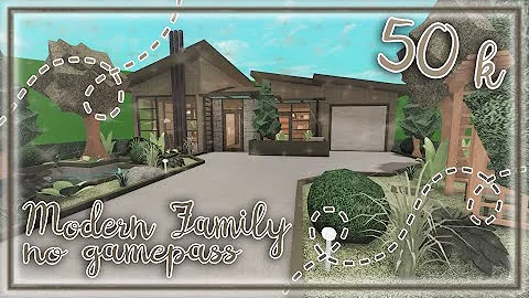 pix Bloxburg Houses 2 Story Modern Family 50K 50k aesthetic house bloxburg