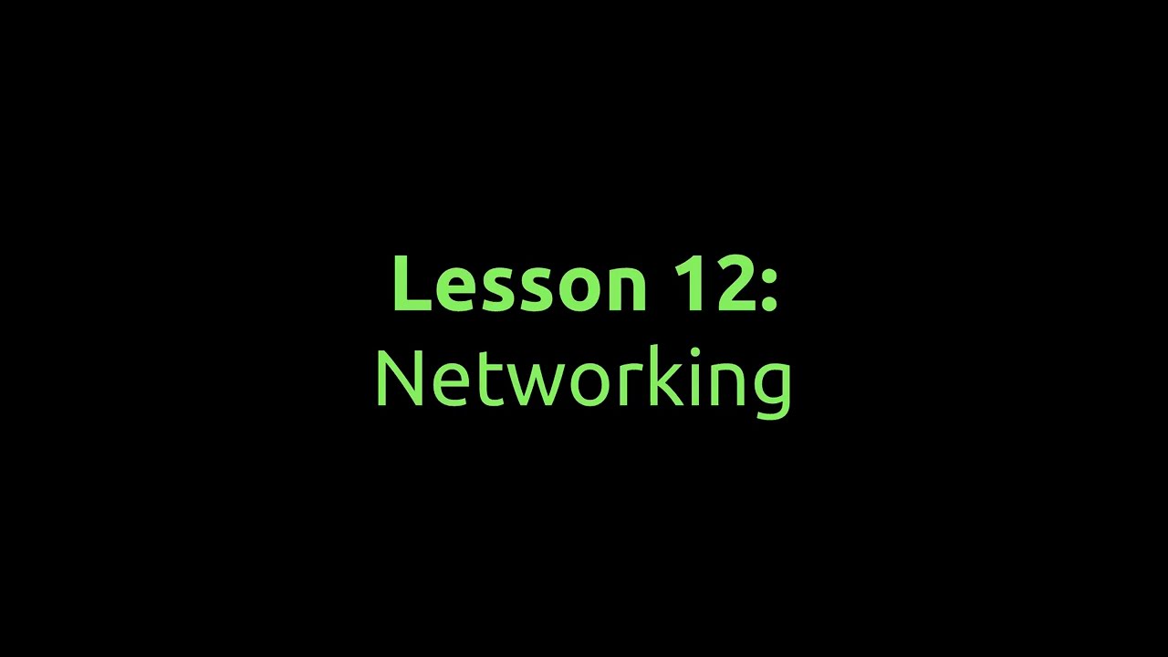Linux Networking - YouTube