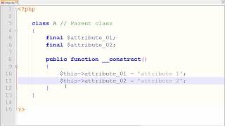 PHP OOP 369 Overriding Class Attributes Part 2