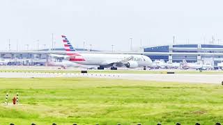 American Airlines 127 Boeing 787-9 Dreamliner N826AN Taking off at DFW Airport To Shanghai