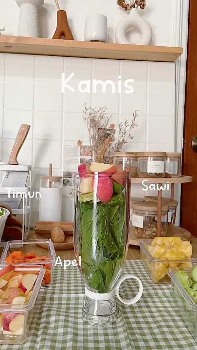 Resep jus sayur sehat untuk seminggu