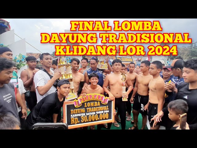 FINAL LOMBA DAYUNG TRADISIONAL KLIDANG LOR 2024 - BATANG JAWA TENGAH class=