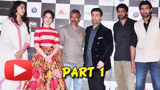 Bahubali Trailer Launch | Karan Johar, Rajamouli, Prabhas,Rana Daggubati, Tamannah, Anushka - Part 1