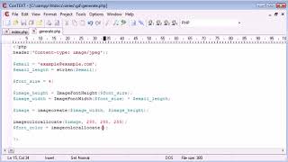 Beginner PHP Tutorial   158   Protecting Email with String to Image Part 2   YouTube 2017 Wealth