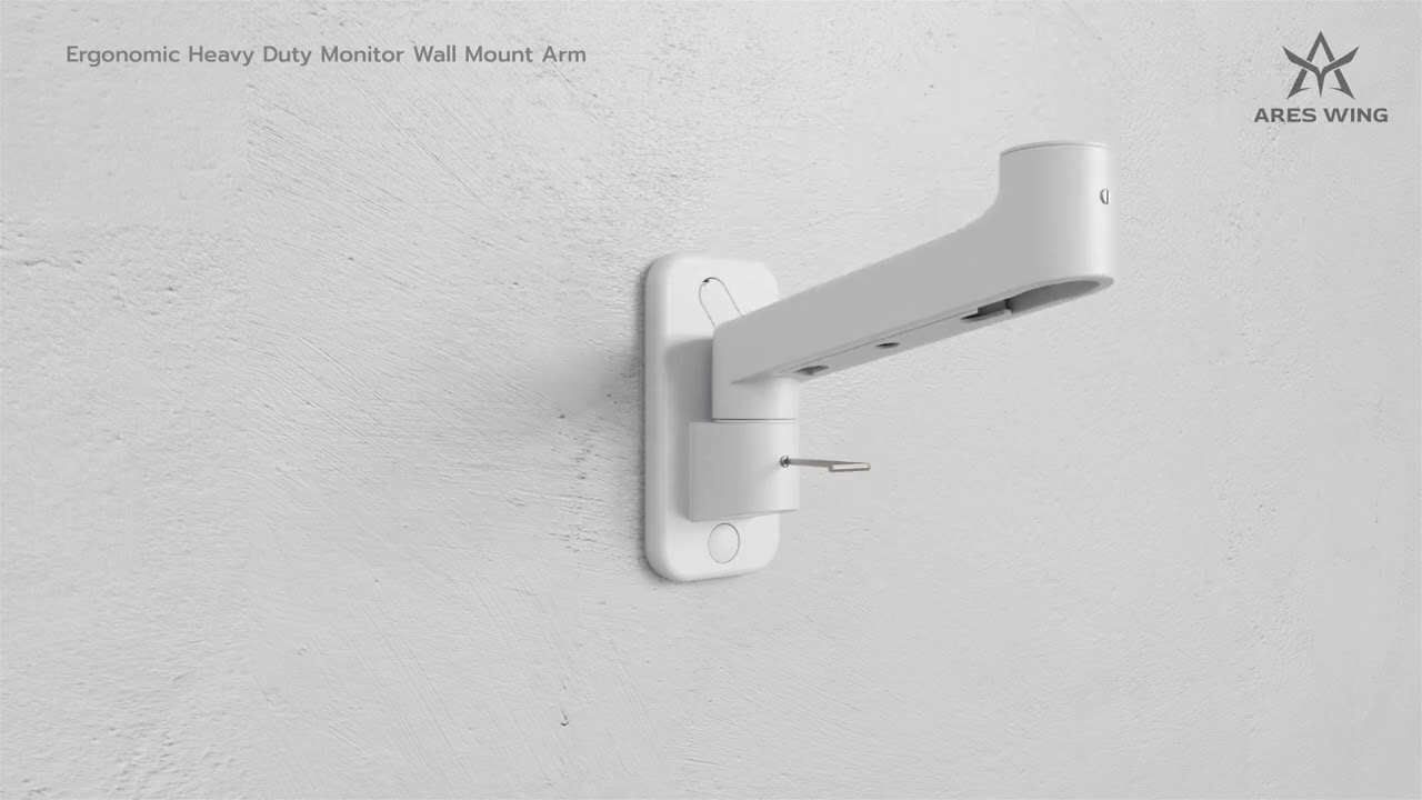 GDT1004WL Wall Mount Monitor Arm Installation Animation
