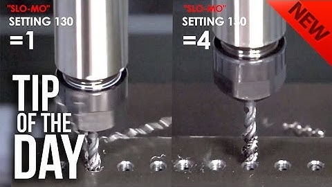 Faster Tapping with Setting 130 – CNC Milling Haas Automation Tip of the Day