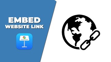 How to embed a website link in keynote