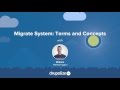 Drupal migrate system terms and concepts
