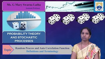Random Process and Auto Correlation Function Definitions and Terminology by Ms. G Mary Swarnalatha