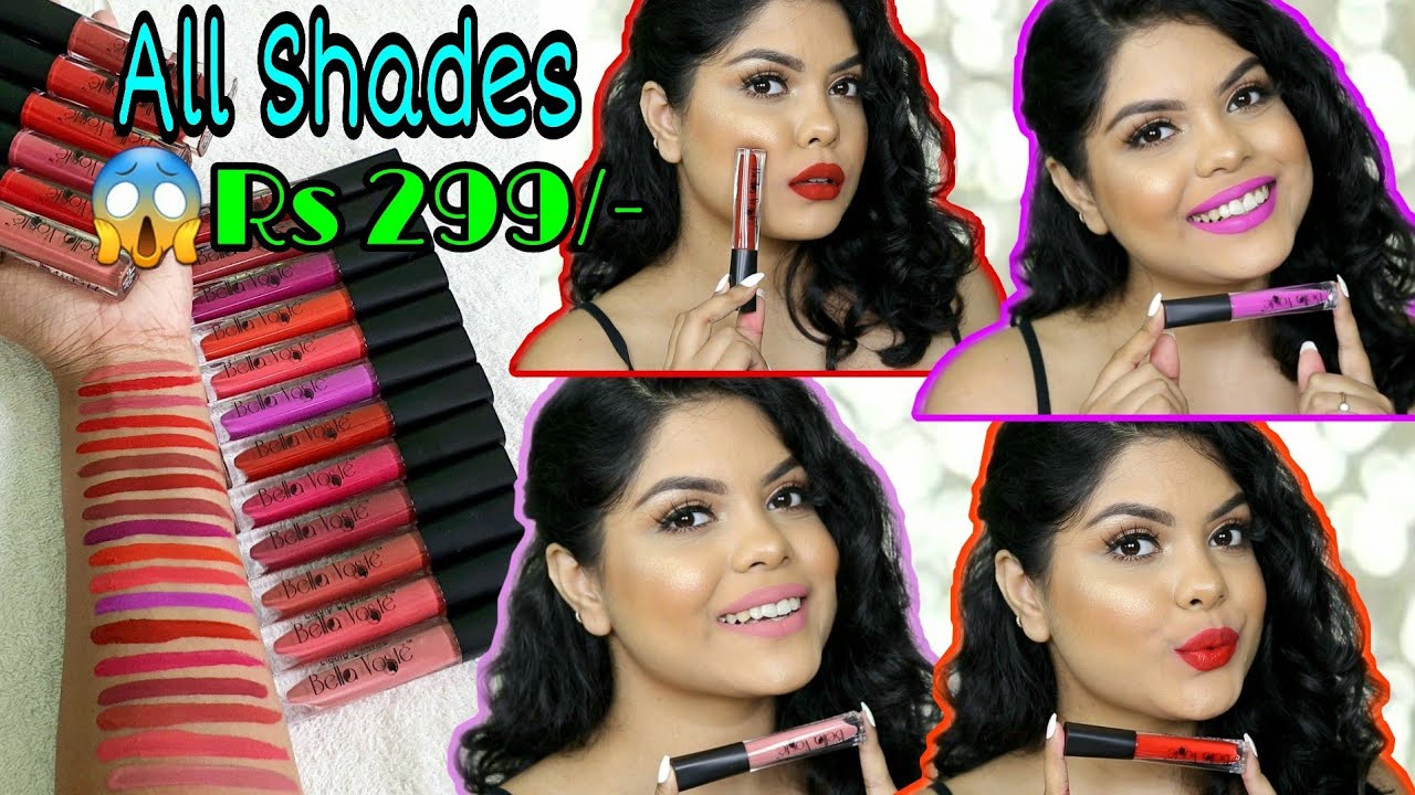 ALL SHADES- BELLA VOSTE ULTI-MATTE LIQUID LIPSTICK | SWATCHES & REVIEW | 40% OFF (BVXSOHINI)