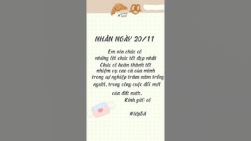 Mình viết thiệp tặng cô nhân ngày 20/11.Mong mọi nguời ủng hộ