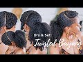 Simple Wash Day Style For Natural Hair | Twisted Bayang (Talk Through)