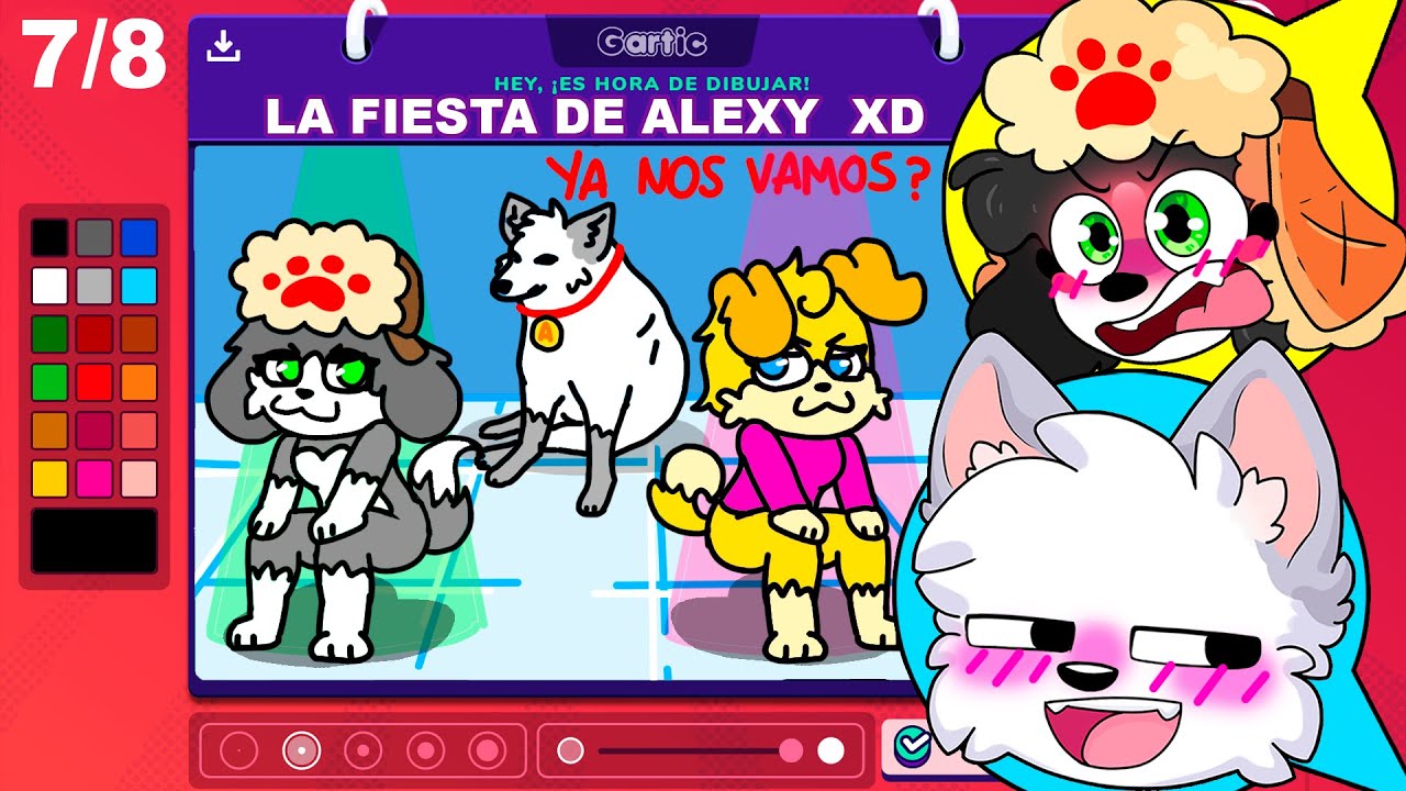 LA FIESTA SORPRESA DE ALEXY en GARTIC PHONE 😂🎨