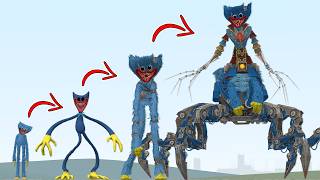 EVOLUTION OF NEW HUGGY WUGGY PROTOTYPE POPPY PLAYTIME CHAPTER 5 in Garry's Mod