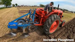 1962 Nuffield 3/42 2.8 Litre 3-Cyl Diesel Tractor (42 HP) Ransomes Plough Arlingham Ploughing 2026