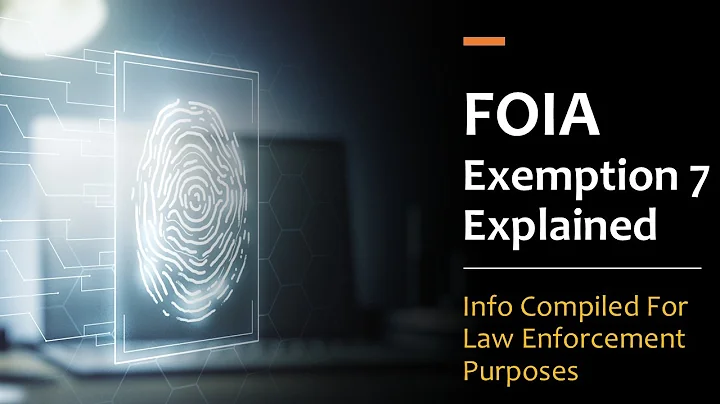 FOIA Exemption 7 Explained: Law Enforcement Records, Circuit Splits, and the Six Harms (Admin Law)