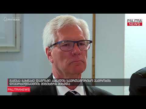 მამუკა ბახტაძე დავოსში კანადის საერთაშორისო ვაჭრობის დივერსიფიკაციის მინისტრს შეხვდა