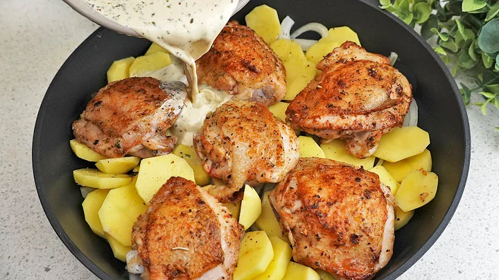 Few know this recipe for chicken thighs! A pan dis...