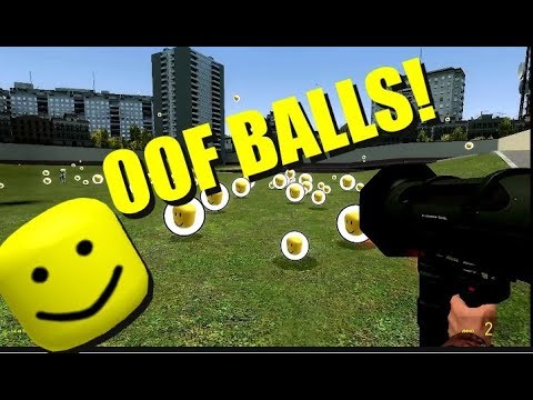 Oof Balls And Shrek Gmod Fun 16 Youtube - oof ball roblox