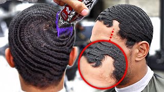 IM SORRY BUT I CANT FIX THIS!? ... 360 WAVES HAIRCUT RESTORATION