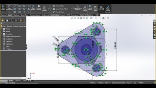 Learn SolidWorks from Scratch | 2D Basic Tools Relations Part 2