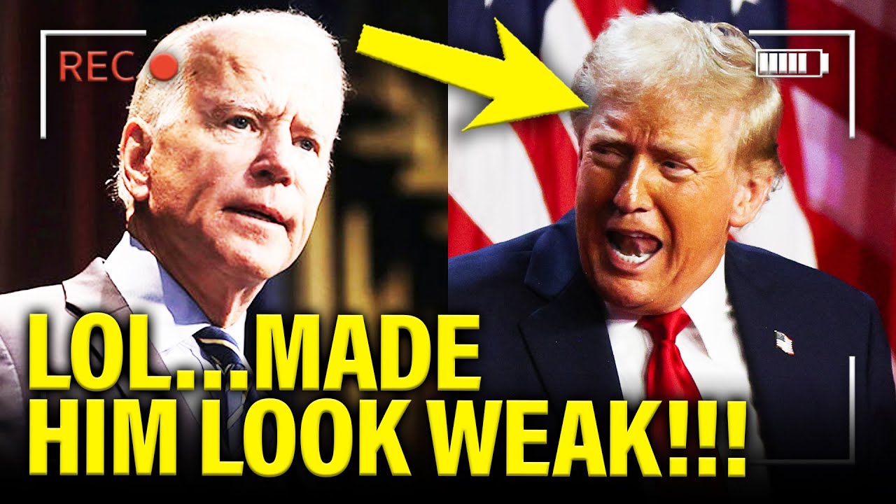 Biden DROPS THE HAMMER on Trump with REAL STRENGTH