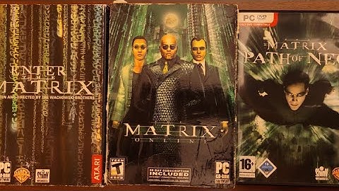 My The Matrix Original Games Collections