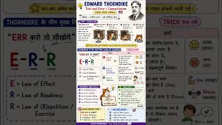 CDP Learning Theories Complete Comparison | Pavlov, Thorndike, Skinner & Kohler | UPTET Special