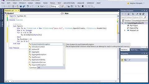 FileStream class VB.NET