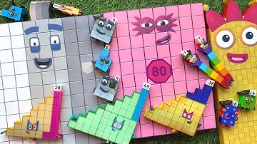 Looking for Numberblocks NEW 634  Puzzle Tetris Shape ASMR  | Numberblocks Satisfying Video