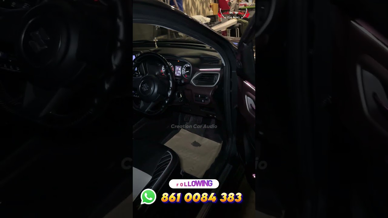 Baleno Full Accessories Upgrade | Best Car Accessories Shop in Chennai | Creation Car Audio