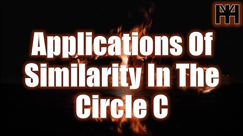 1st Sec | Applications Of Similarity In The Circle C | Unit 3 Lesson 4 Part 3