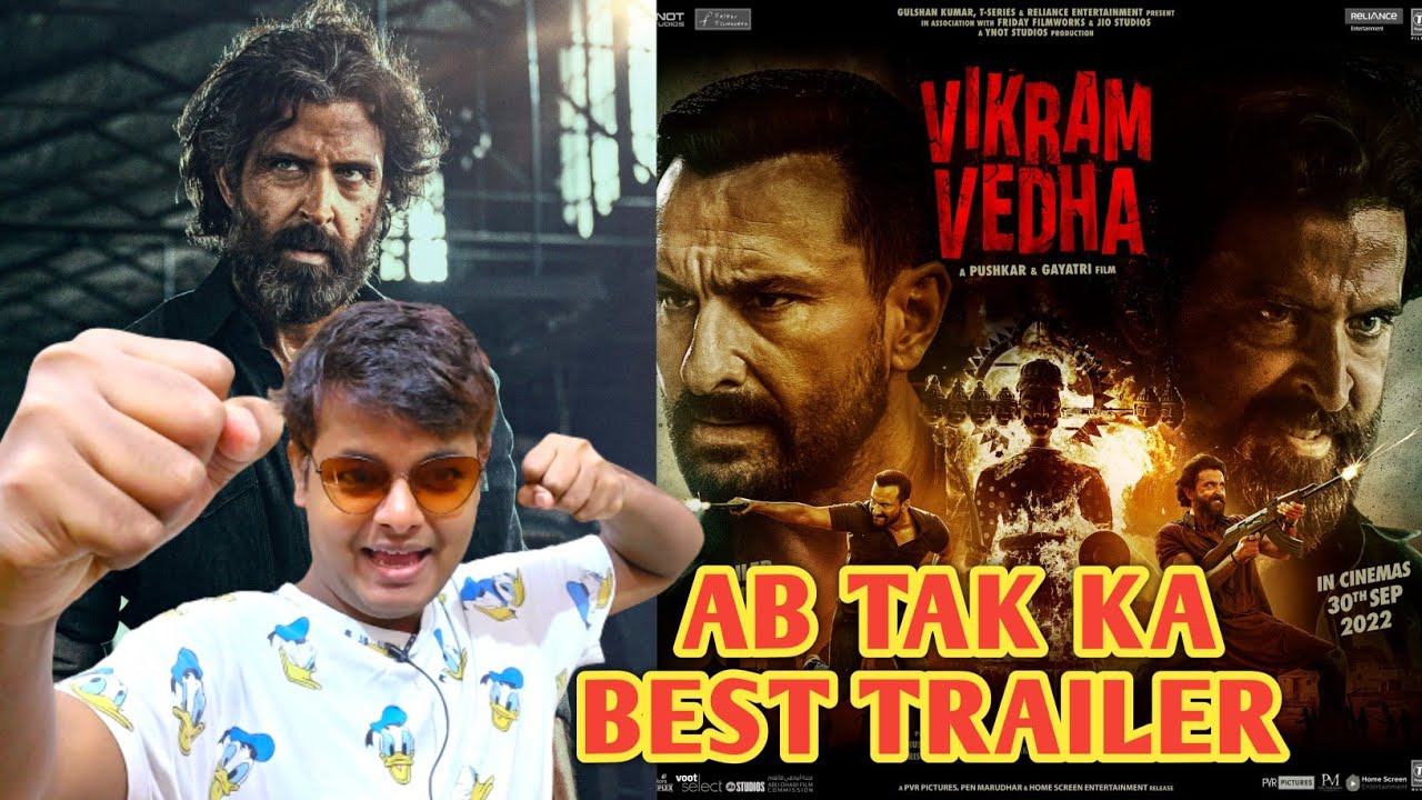 Vikram Vedha Official Trailer, First Review | Hrithik Roshan 🔥