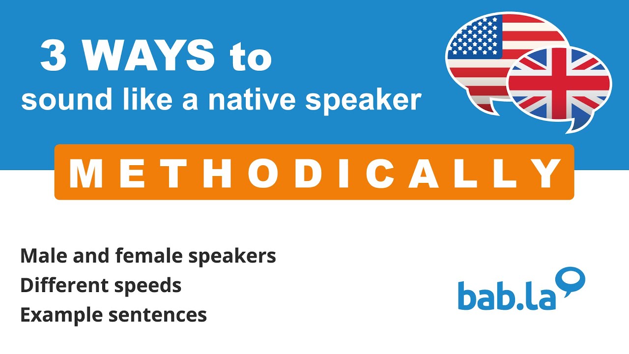 METHODICALLY pronunciation | Improve your language with bab.la