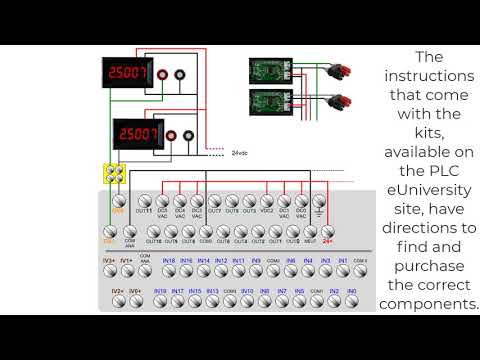 Pt2 - Wiring a Micrologix 1400 for machine or process control - YouTube