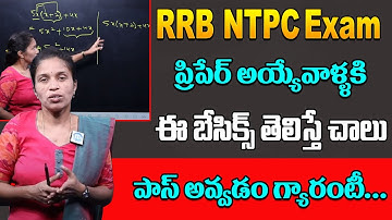 Deepika : RRB & NTPC Maths Basics Simple Math Tricks For Fast Calculations | Mathematics Tricks