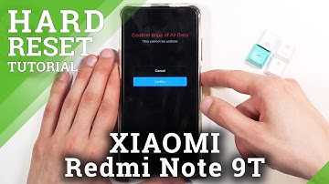 How to Hard Reset XIAOMI Redmi Note 9T - Bypass Screen Lock / Wipe Data