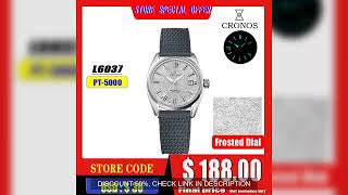 Cronos New 39mm Texture Luxury Men Business Dress Watches SW200 Automatic Mechanical Waterproof 100m