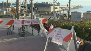 Coronavirus: Orange County Beaches Packed As Heat Wave Descends On SoCal