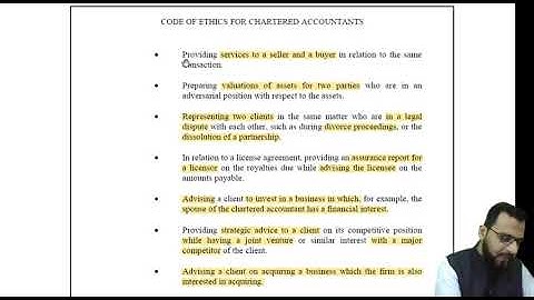 CFAP 06 || Muhammad Asif, FCA || Code of Ethics [3 of 14]